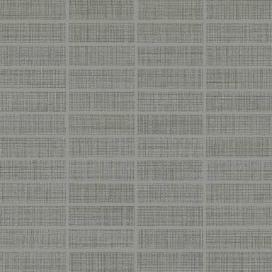 Fabric Art in Modern Textile Medium Gray 1x3 Tile
