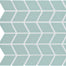 Color Wheel Retro in Spa Chevron Tile