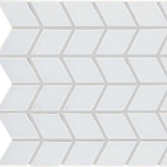 Color Wheel Retro in Arctic White Chevron