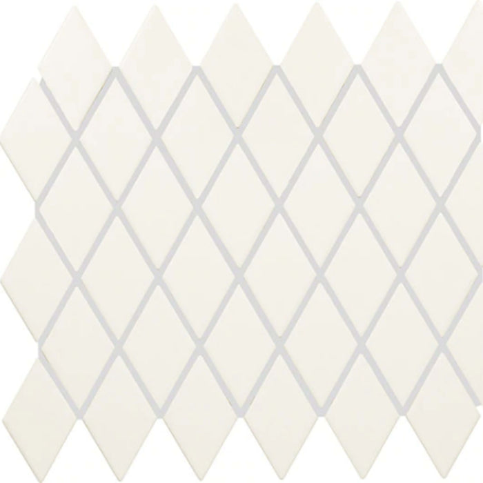 Color Wheel Retro in Matte Arctic White Harlequin Tile