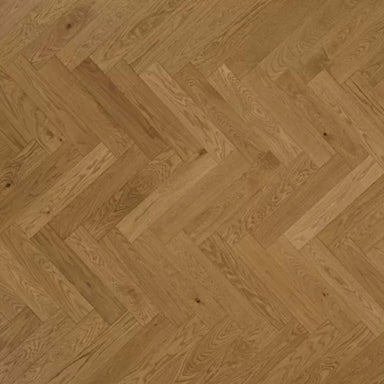 Gault Estate Herringbone in Woven Wicker Oak Hardwood