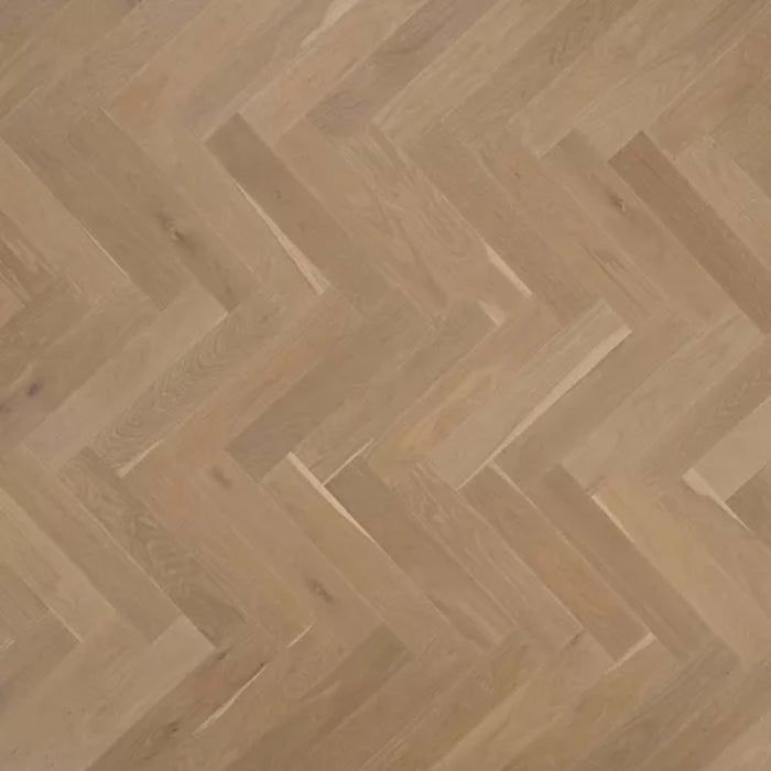 Gault Estate Herringbone in Victorian Smoke Oak Hardwood