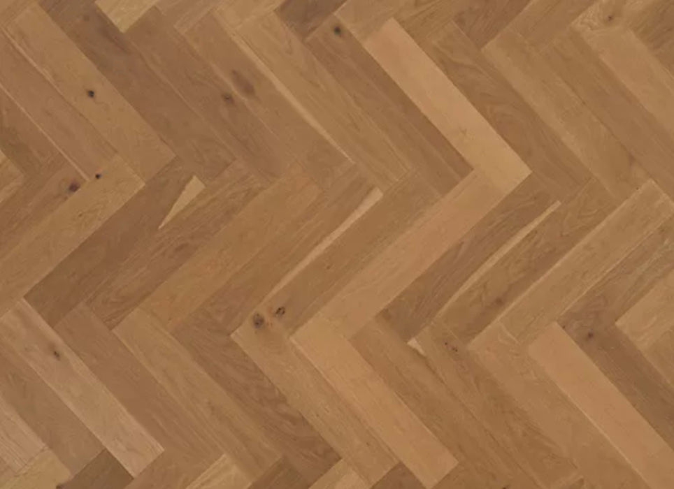 Gault Estate Herringbone in English Brown Oak