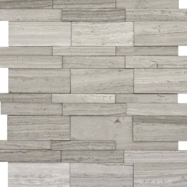 Metro in Gray - 3d Linear Honed Natural Stone