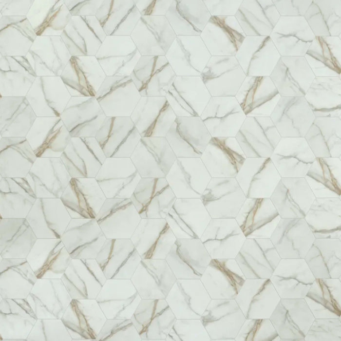 Benchmark - Carrara in Ivory Vinyl Sheet Goods