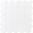 Octagon & Dot in Matte White With 01 White Matte Dot 2x2 Tile