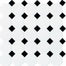 Octagon & Dot in Matte White With 21 Black Gloss Dot 2x2 Tile