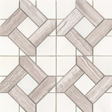 Alluro in Mini Manor Cream 12" X 12" Natural Stone