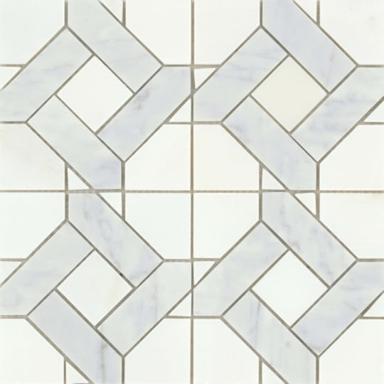 Alluro in Mini Manor Silver 12" X 12"