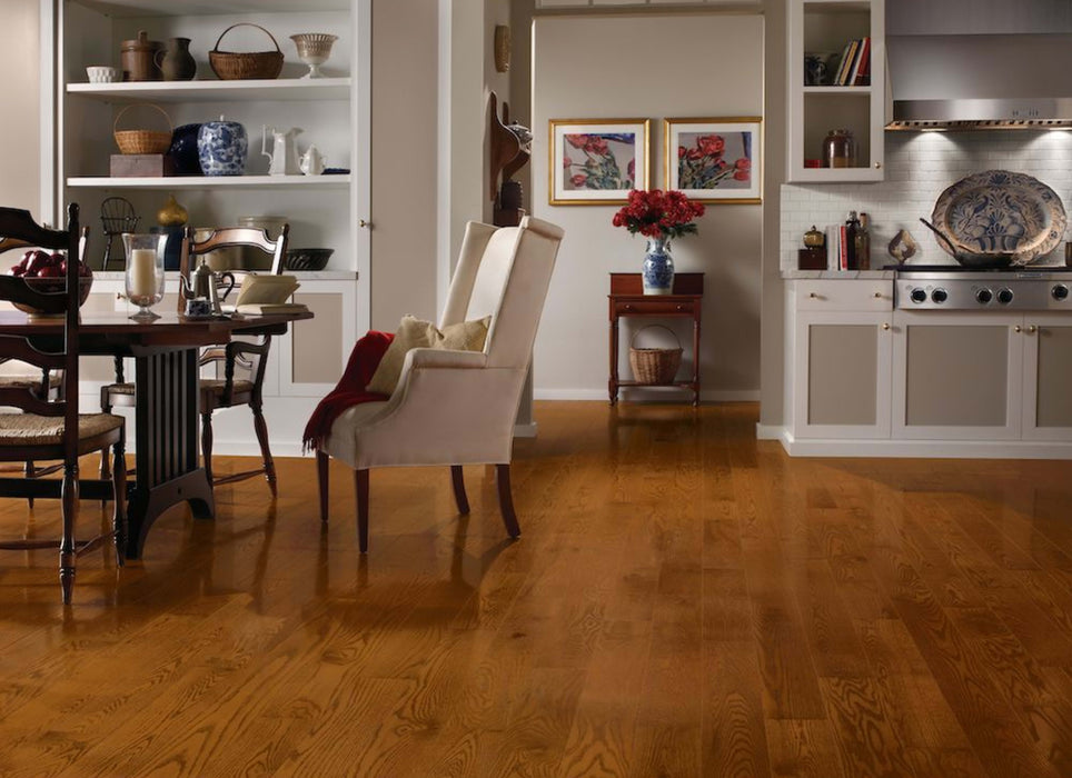 Dundee Red Oak Solid in Gunstock 5"