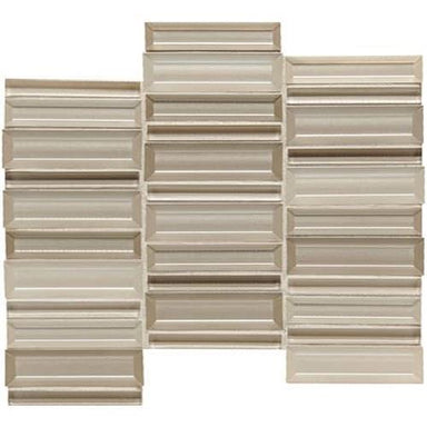 Cascading Waters in Shimmer Shore Glass Tile