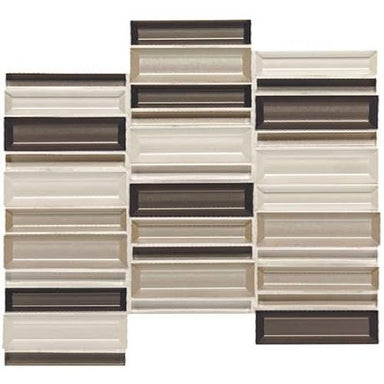 Cascading Waters in Earth Tide Glass Tile