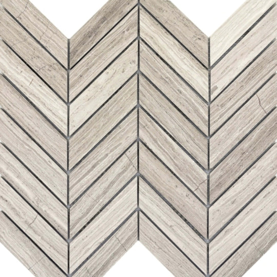 Metro in Cream - Chevron Honed