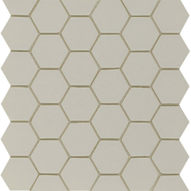 Concept in Fawn Hex Glass Tile