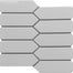 Concept in Gray Picket Glass Tile
