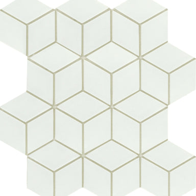 Concept in White Cube Glass Tile