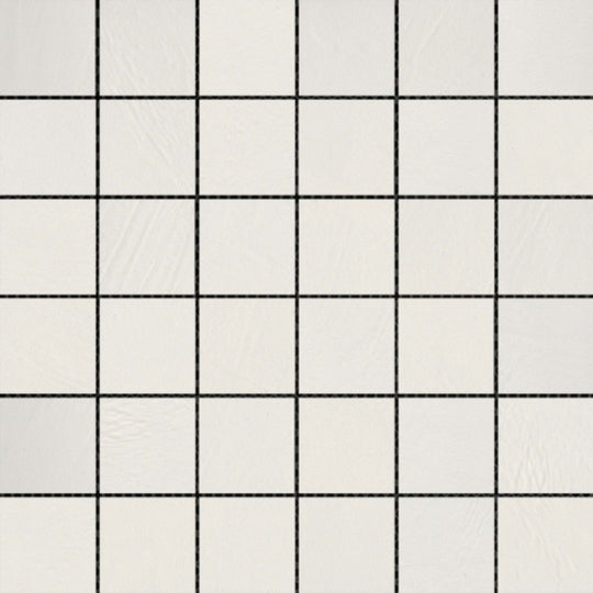 Council in Ivory 2" X 2" Mosaic Mesh Matte