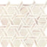 Fonte in Pier White Blend Rotating Hexagon Natural Stone