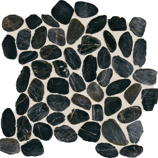 Decorative Accents in Black River - River Pebble