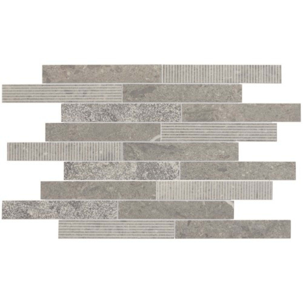 Center City in Arch Grey Linear Brick Joint Natural Stone