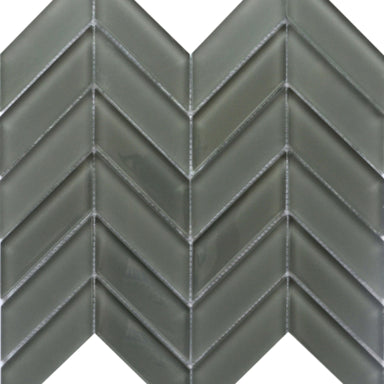 Edge in Pewter Glass Tile