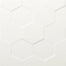 Center in Hex White Tile