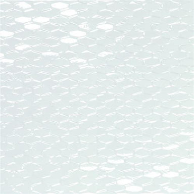 Artwork in White Mini Hexagon 12"x35" Tile
