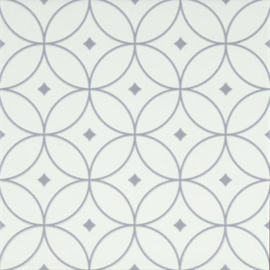 Geometry in Atom Gray 10" X 10" Tile