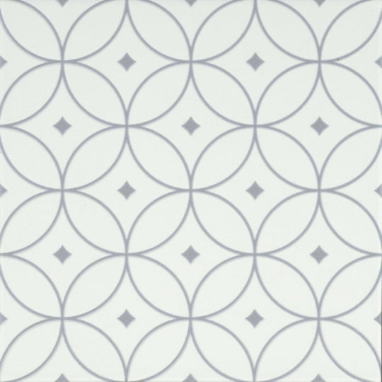 Geometry in Atom Gray 10" X 10"