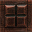 Armor in Guilded Copper - Deco 1.5 X 12 - Style 2 Metal Tile