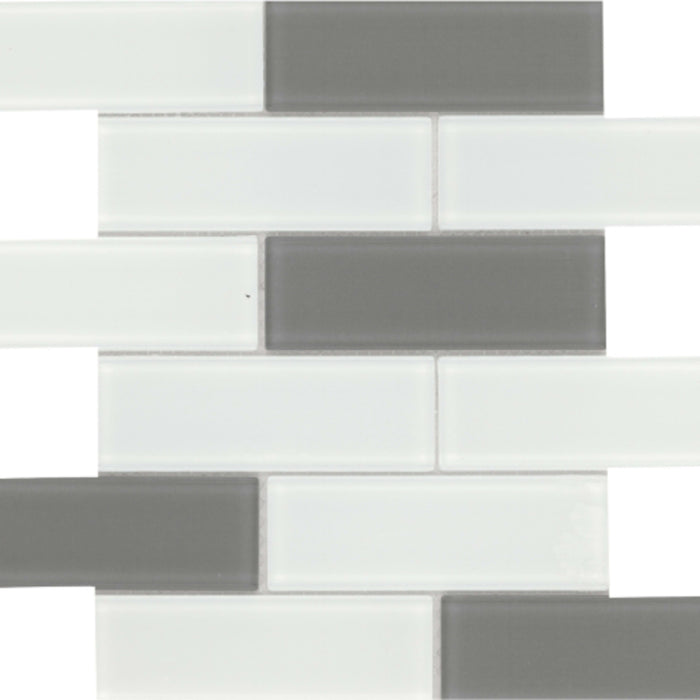 H2O in Dove Glass Tile
