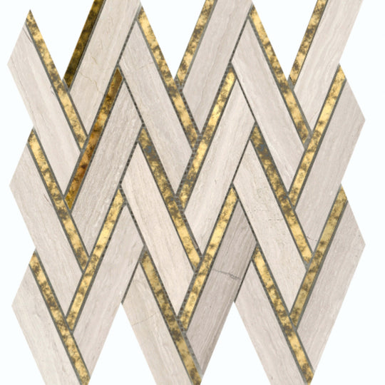 Impulse in Cream Chevron