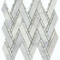 Impulse in Winter Chevron Glass Tile