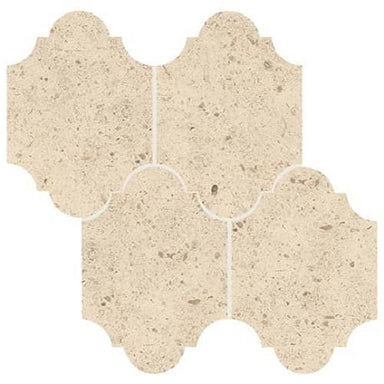 Parksville Stone in Kalahari Beige Limestone - 12x12 Brick Tile