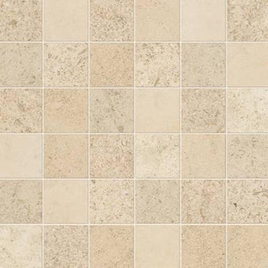 Parksville Stone in Kalahari Beige Limestone - 2x2 Mosaic Tile