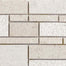 Limestone in Ivory Pattern Mosaic 6"x24" Natural Stone
