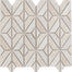 Limestone in Ivory Rhombus Mosaic 12"x12" Natural Stone