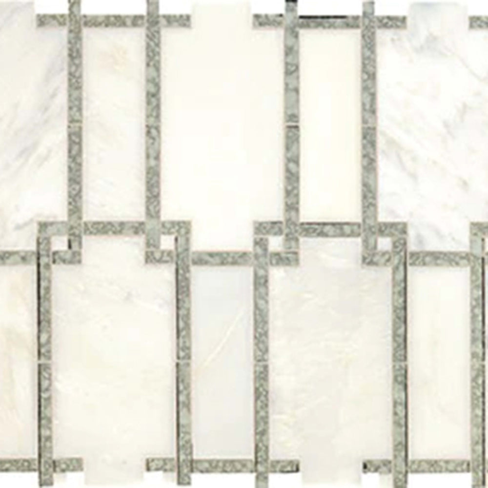 Lavaliere in First Snow Elegance/Ant Mirror Architectural Reflections Tile