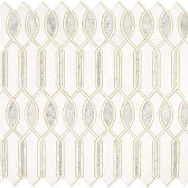 Lavaliere in Carrara/Thassos/Mother Pearl Imaginare Tile