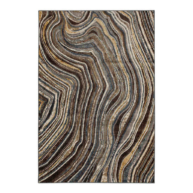 Logan Taupe in Taupe 5'3"x7'10" Area Rugs