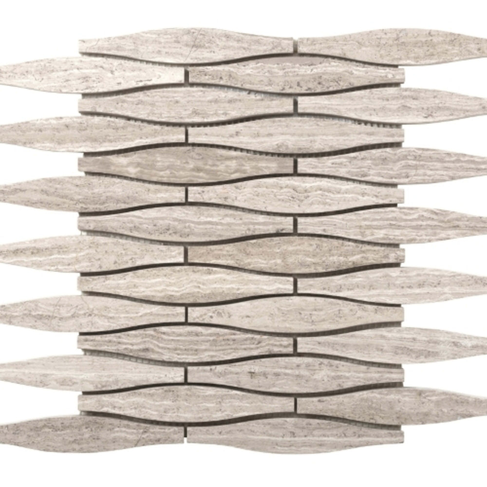 Metro in Cream - Convex Honed Natural Stone