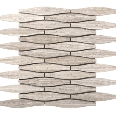 Metro in Cream - Convex Honed Natural Stone