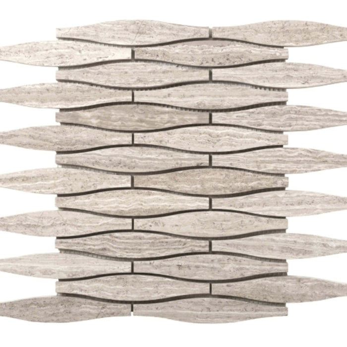 Metro in Cream - Convex Honed Natural Stone