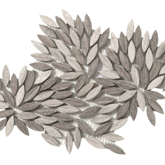 Metro in Gray - Leaf Honed Natural Stone