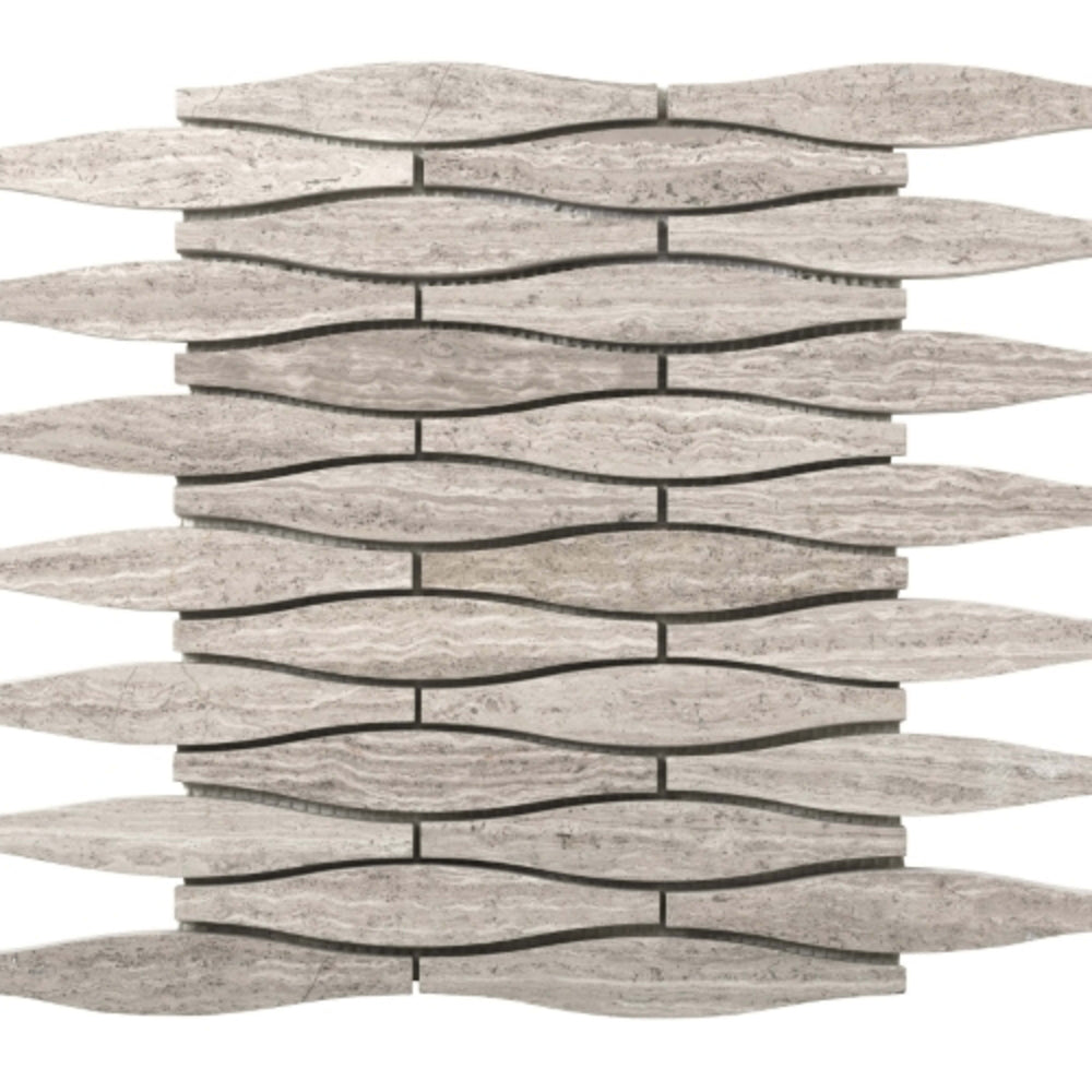 Metro in Gray - Convex Honed Natural Stone