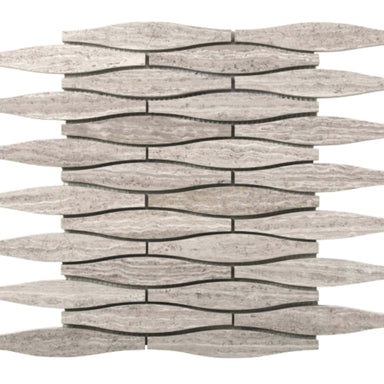 Metro in Gray - Convex Honed Natural Stone