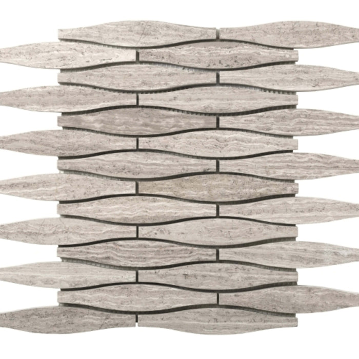 Metro in Gray - Convex Honed Natural Stone