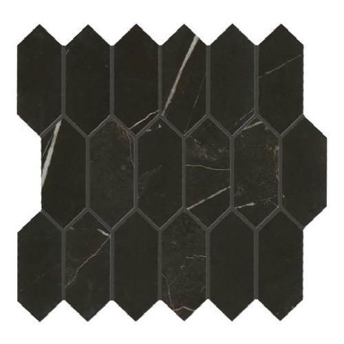 Marble Attache in Nero - Hexagon