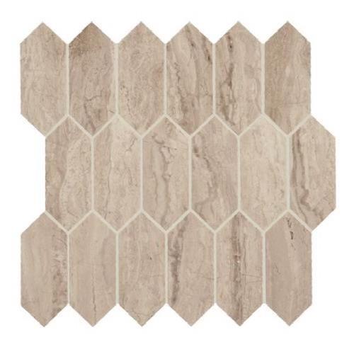 Marble Attache in Travertine - Hexagon