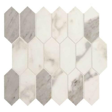 Marble Attache in Calacatta - Hexagon Tile